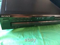 Sony CDP-CE315 CD 5 Disc Player Changer Cables Basic Instructions (No Remote)