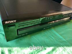 Sony CDP-CE315 CD 5 Disc Player Changer Cables Basic Instructions (No Remote)