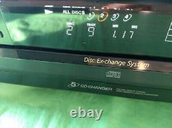 Sony CDP-CE315 CD 5 Disc Player Changer Cables Basic Instructions (No Remote)