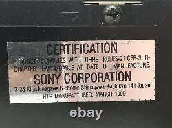 Sony CDP-CE335 5-Disc Carousel CD Changer Player with RCA + Digital Optical Out