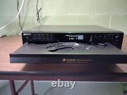 Sony CDP-CE345 5 Disc CD Changer & Player. Lot Of 2. Powers On. Un-tested (READ)