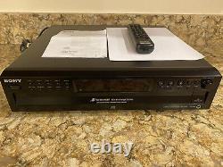 Sony CDP-CE375 5 CD Compact Disc Changer/Player With Remote & Manual Tested VGC