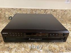 Sony CDP-CE375 5 CD Compact Disc Changer/Player With Remote & Manual Tested VGC