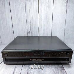 Sony CDP-CE375 5-Disc Carousel CD Changer Player TESTED Works Perfectly