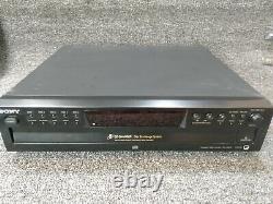Sony CDP-CE375 5-Disc Carousel CD Changer Player UNTESTED