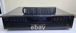 Sony CDP-CE375 5-Disc Carousel CD Changer Player with Remote TESTED Works Great