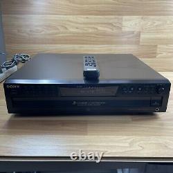 Sony CDP-CE375 5-Disc Carousel CD Changer Player with Remote Tested Working