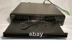 Sony CDP-CE375 5-Disc Carousel CD Changer Player with Remote Tested Works Great