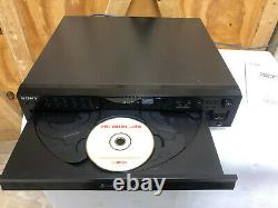 Sony CDP-CE375 5-Disc Changer Compact Disc Player No Remote Tested