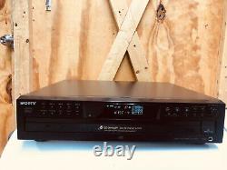 Sony CDP-CE375 5-Disc Changer Compact Disc Player No Remote Tested