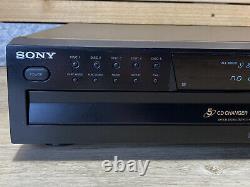 Sony CDP-CE375 5 Disk Carousel CD Changer-Player w /Remote Tested & Serviced EUC