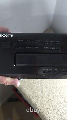 Sony CDP-CE405 5-Disc CD Compact Disc Player Stereo Changer Revolving Carousel