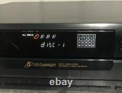 Sony CDP-CE405 5-Disc CD Player Stereo Changer Revolving Carousel -Excellent