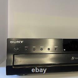 Sony CDP-CE500 5 Compact Disc CD Changer Player USB Tested & Working NO Remote