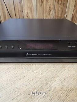 Sony CDP-CE500 5 Disc CD Carousel Changer Player USB Recorder Tested No remote