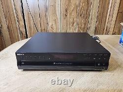 Sony CDP-CE500 5 Disc CD Carousel Changer Player USB Recorder Tested No remote