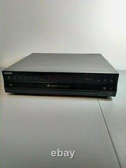 Sony CDP-CE500 5 Disc CD Changer Carousel Player USB Front Recorder NO REMOTE