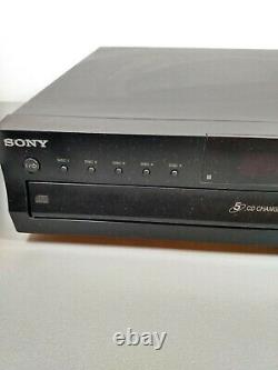 Sony CDP-CE500 5 Disc CD Changer Carousel Player USB Front Recorder NO REMOTE
