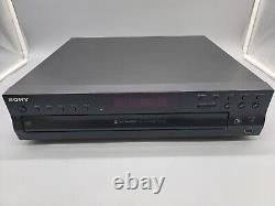 Sony CDP-CE500 5 Disc CD Changer Carousel Player USB Front Recorder Remote