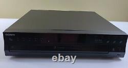 Sony CDP-CE500 5 Disc CD Changer Carousel Player USB Front Recorder Tested Works