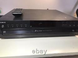 Sony CDP-CE500 5 Disc CD Changer Carousel Player USB Front Recorder With Remote