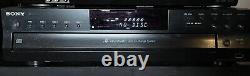 Sony CDP-CE500 5 Disc CD Player Changer Carousel No Remote