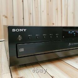 Sony CDP-CE500 5 Disc CD Player Changer Carousel USB (No Remote) Tested Works