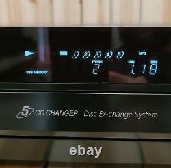 Sony CDP-CE500 5 Disc CD Player Changer Carousel USB (No Remote) Tested Works