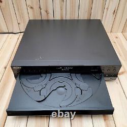 Sony CDP-CE500 5 Disc CD Player Changer Carousel USB Record (No Remote) Tested