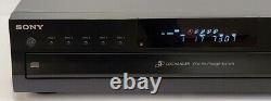 Sony CDP-CE500 5-Disc Carousel CD Changer Player/USB Recorder NEW REMOTE! EUC