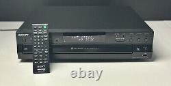 Sony CDP-CE500 5 Disc Carousel CD Changer Player USB Recorder With Remote