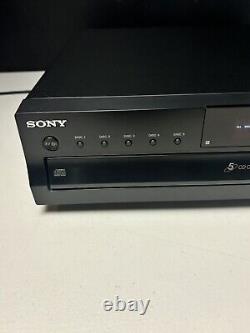 Sony CDP-CE500 5 Disc Carousel CD Changer Player USB Recorder With Remote