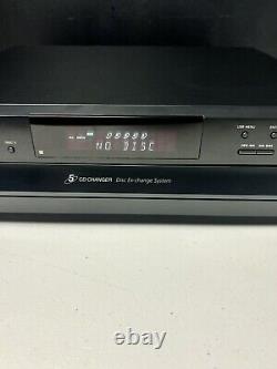 Sony CDP-CE500 5 Disc Carousel CD Changer Player USB Recorder With Remote