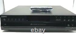 Sony CDP-CE500 5 Disc Changer/USB Recorder CD Player withNEW REMOTE TESTED EUC