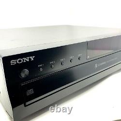 Sony CDP-CE500 5 Disc Changer/USB Recorder CD Player withNEW REMOTE TESTED EUC
