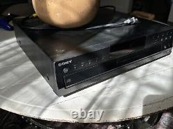 Sony CDP-CE500 CD Player 5 Disc Changer Carousel USB Record No Remote TESTED