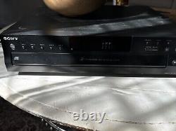 Sony CDP-CE500 CD Player 5 Disc Changer Carousel USB Record No Remote TESTED