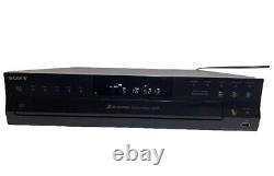 Sony CDP-CE500-Compact Disc-5 Disc-CD-Player-Multi-Changer-Carousel-Tray-Shuffle