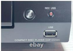 Sony CDP-CE500-Compact Disc-5 Disc-CD-Player-Multi-Changer-Carousel-Tray-Shuffle