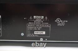 Sony CDP-CE500 Compact Disc Player CD 5 Disc Changer Tested No Remote