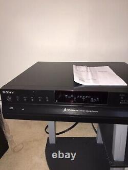 Sony CDP-CE500 Compact Disc Player CD 5 Disc Changer USB Record Remote, manual