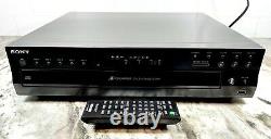 Sony CDP-CE500 Compact Disc Player CD 5 Disc Changer USB Record With Remote EUC