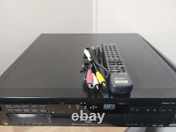 Sony CDP-CE525 5 Disc CD Compact Changer Player Bundle with Remote and RCA Cables