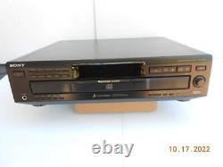 Sony CDP-CE535 5 CD Disc Changer Player with Remote, Manual, Cable. FULLY TESTED