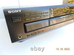 Sony CDP-CE535 5 CD Disc Changer Player with Remote, Manual, Cable. FULLY TESTED