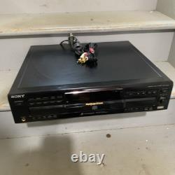 Sony CDP-CE535 5-Disc Changer Carousel Home Audio CD Player TESTED WORKING