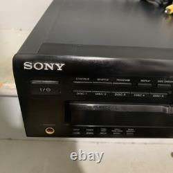 Sony CDP-CE535 5-Disc Changer Carousel Home Audio CD Player TESTED WORKING