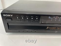 Sony CDP-CE575 CD Player 5 Disc Changer Mega Storage Control NEW BELTS