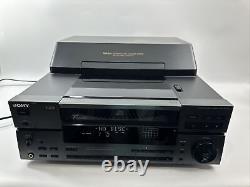 Sony CDP-CX100S CD Changer 100 Disc Player Tested No Remote