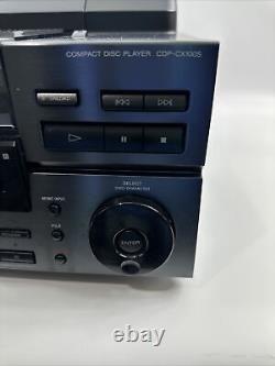 Sony CDP-CX100S CD Changer 100 Disc Player Tested No Remote